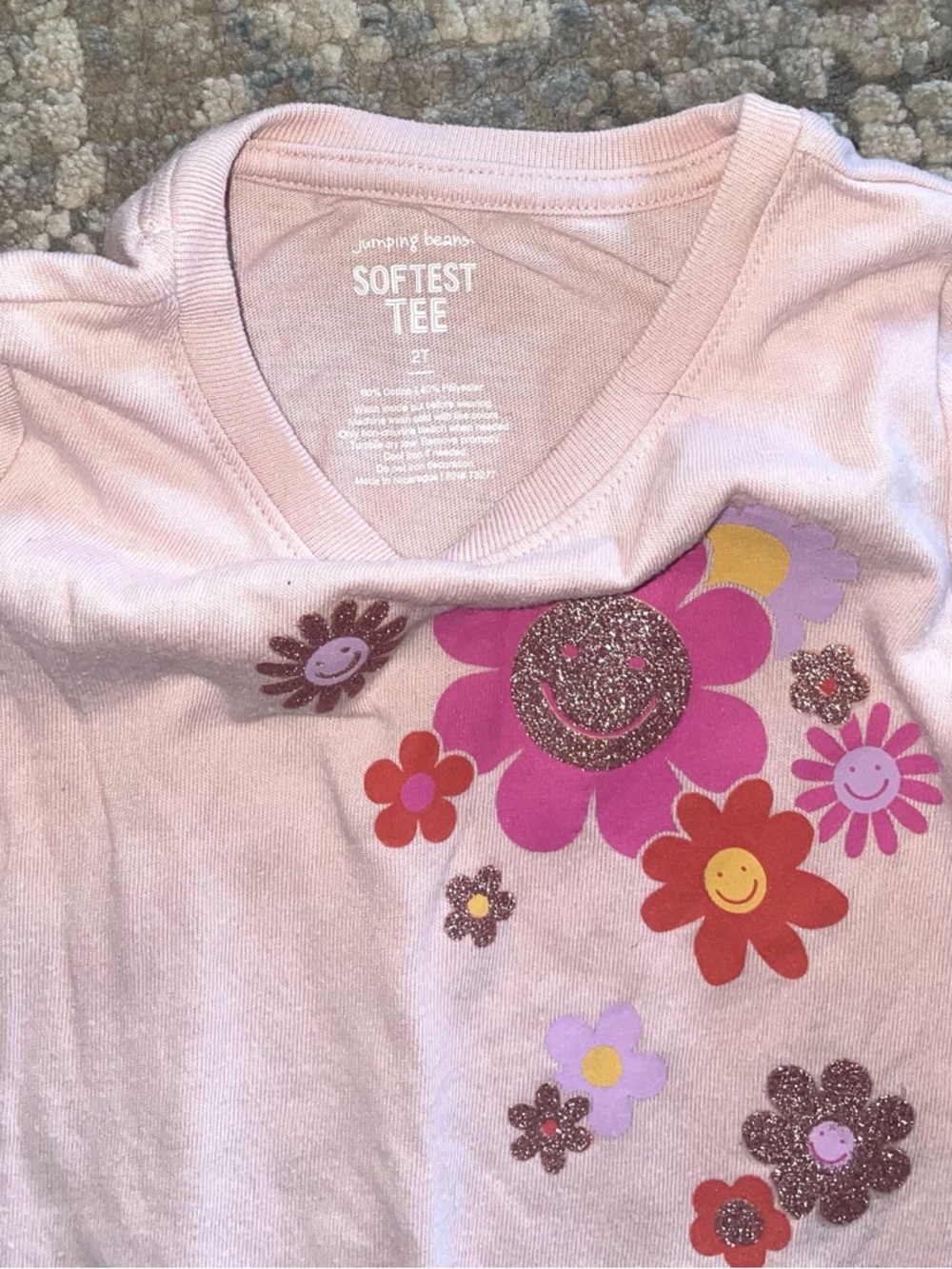Jumping Beans softest tee long sleeve top size 2T - Picture 2 of 2